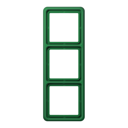 CD583WUGN Рамка для вертикальной и горизонтальной установки ударопрочная, 3-кратная; зеленая