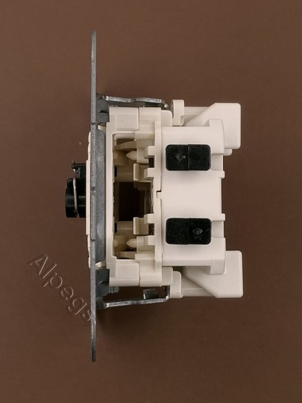 Механизм серии LS1912 одноклавишный, крепление винтами, без монтажных лапок K501EU