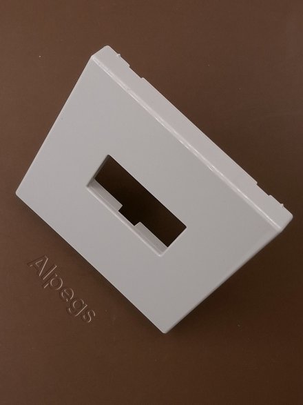 LS990 Плата для USB-зарядных устройств без видимого винта, термопласт, светло-серый LS1969USBLG