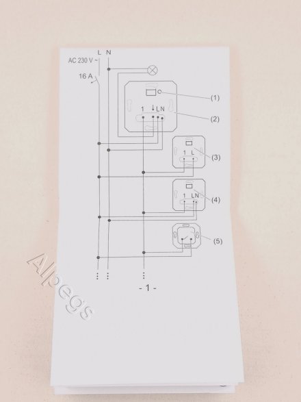 Релейная вставка 1 канал, 1701SE