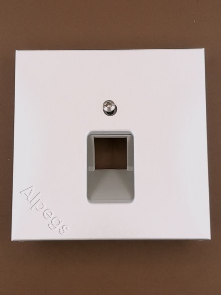 LSmetal Накладка для комп. розетки 1хRJ45, алюм. AL2969-1UA