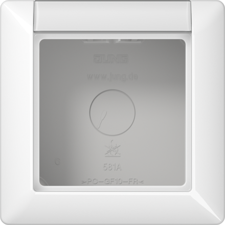 AS581ANAWW Коробка для накладного монтажа 1-кратная; белая