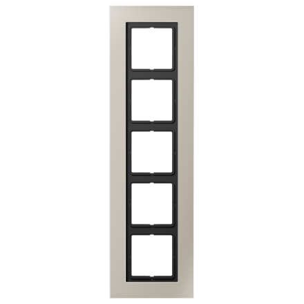 LSP985ES Рамка для серии LS-Plus 5-кратная; благородная сталь