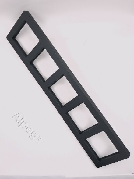 Jung A Flow - Рамка 5-ая, цвет антрацит AF585BFANM