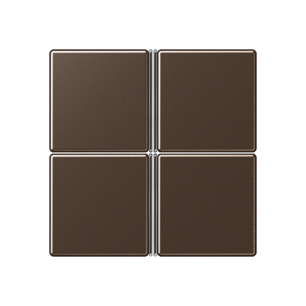 A404TSAMO A 500, KNX Набор накладок 4 группы, комплект, мокко