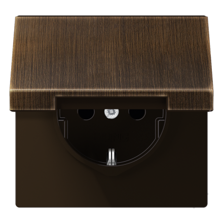 ME1520KLAT Штепсельная розетка SCHUKO 16A 250V  с крышкой