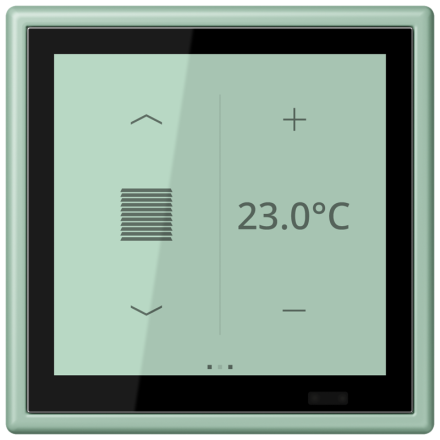KNX комнатный контроллер LS TOUCH, LC 459 D1 S217