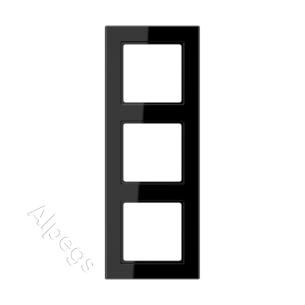 AC583SW Рамка 3-кратная; черная
