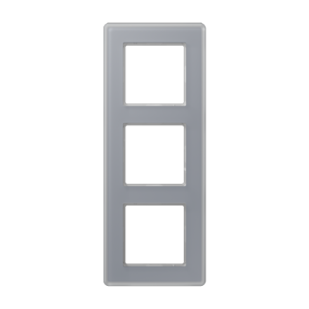 A VIVA Рамка 3-ная, стекло цвет серый, Jung AV583GLMKG