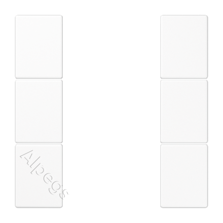 LS503TSAWW комплект накладок 3гр белый