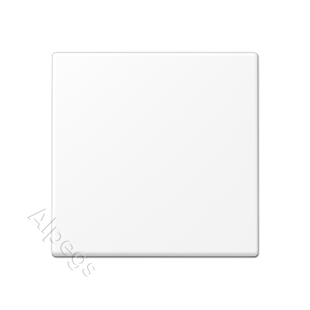 Клавиша для одинарного выключателя, белый матовый EP490WWM