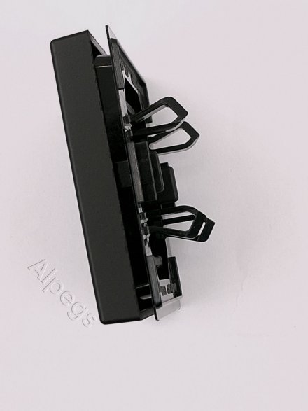 A500 Клавиша 1-ная, цвет матовый черный A590SWM