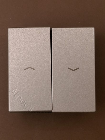 A595PCH Клавиша для жалюзи выключателя; шампань