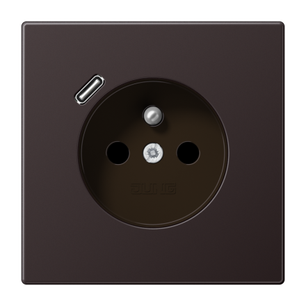 Розетка, франко-бельгийской системы, c USB зарядным устройством, AL 1520 F-18 C D