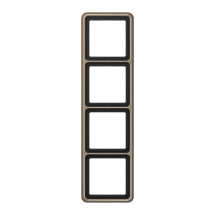 CD584GB Четырехпостовая рамка бронза