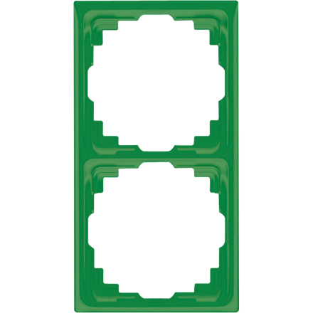 CD582KGN Рамка для инсталляции в кабельных каналах, 2-кратная; зеленая