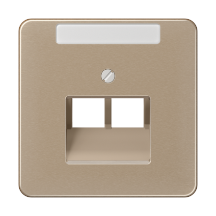 CD569-2NAUAGB Крышка для ординарной телефонной и компютерной розетки  UAE; золотая бронза