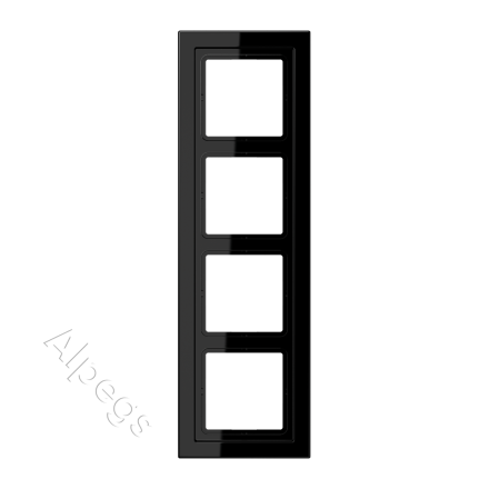 LSD984SW Рамка 4-кратная; чёрная