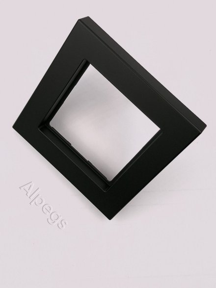 Jung A550 - Рамка 1-ая, цвет матовый черный A5581BFSWM