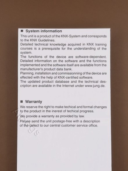 2076-4T KNX/EIB-интерфейс кнопок, 4-ной