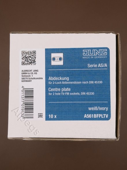 A561BFPLTV Крышка для TV-розетки; слоновая кость