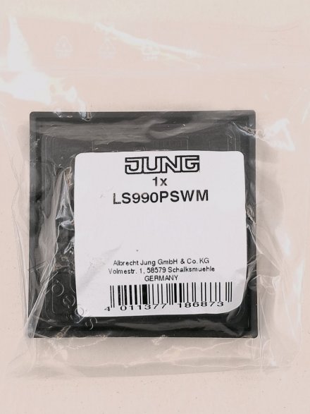 Клавиша для кнопки BCU, цвет матовый черный LS990PSWM