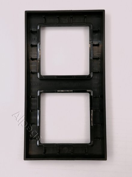 Jung A550 - Рамка 2-ая, цвет матовый черный A5582BFSWM