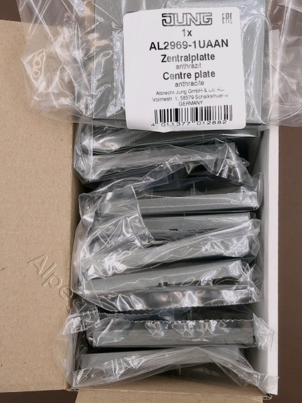 LSmetal Накладка для комп. розетки 1хRJ45, антрацит. AL2969-1UAAN