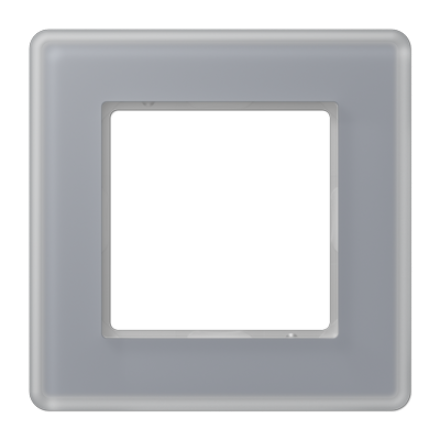 A VIVA Рамка 1-ная, стекло цвет серый, Jung AV581GLMKG