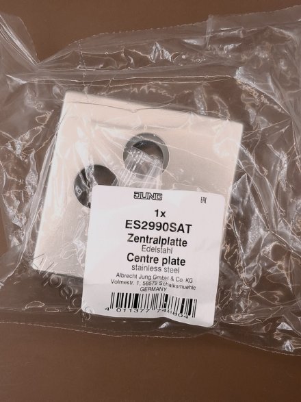 LSmetal Накладка TV/FM/SAT, стальн. ES2990SAT