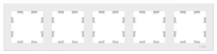 ATN000105 - AtlasDesign на 5 постов РАМКА, универсальная, БЕЛЫЙ
