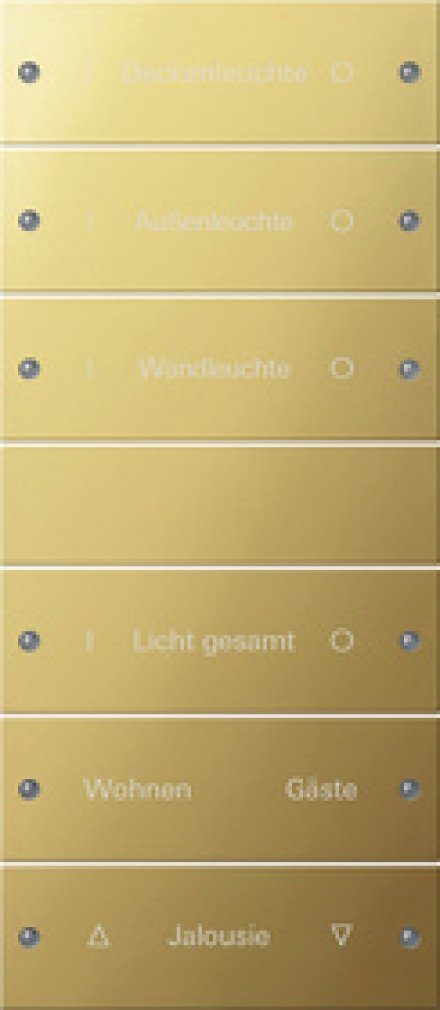 Комплект клавиш, 6 шт. ГРАВИРОВКА