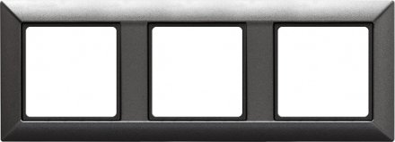 Рамка тройная Jung Eco Profi антрацит, EP483AN