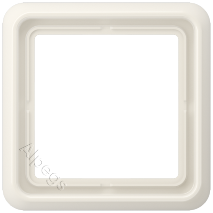 CD581W Рамка для вертикальной и горизонтальной установки, однократная, слоновая кость