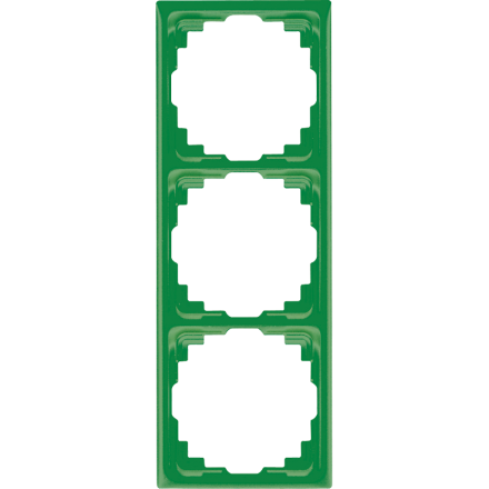 CD583KGN Рамка для инсталляции в кабельных каналах, 3-кратная; зеленая