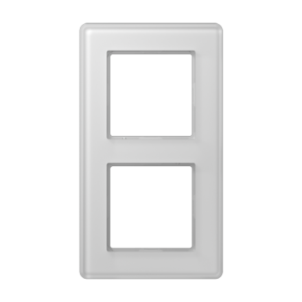 A VIVA Рамка 2-ная, стекло белый, Jung AV582GLMWW