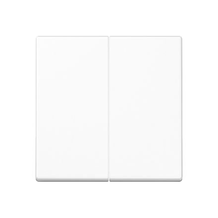 A595WW Клавиши для сдвоенных выключателей; белые