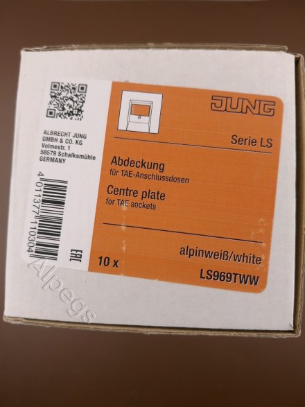 LS990 Накладка TAE, бел LS969TWW