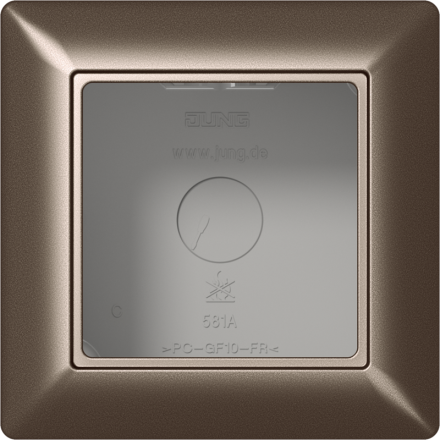 AS581AMO Коробка для накладного монтажа 1-кратная; мокка