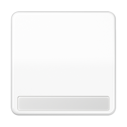 CD590NABFWW Клавиша для выключателя и кнопки, с полем для надписи; белая