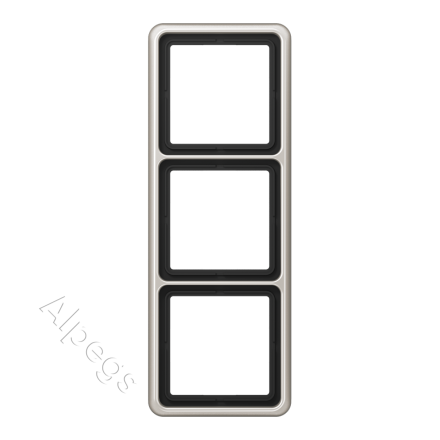 CD583PT Рамка для вертикальной и горизонтальной установки, 3-кратная; платина