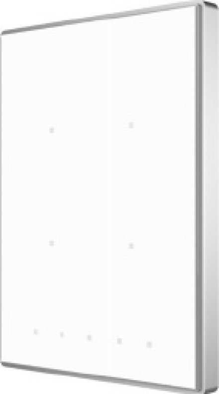 Выключатель сенсорный KNX Touch-MyDesign Plus, 4-кнопочный, 5 дополнительных сенсорных зон, цвет белый