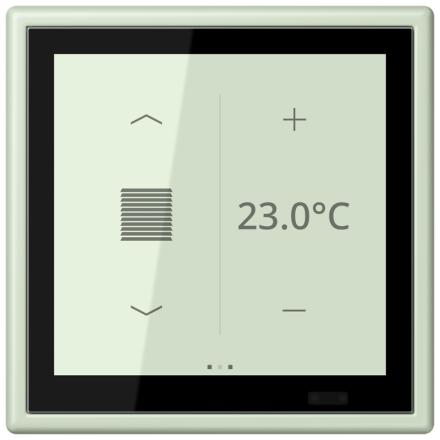 KNX комнатный контроллер LS TOUCH, LC 459 D1 S218