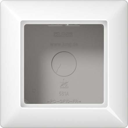 AS581AWW Коробка для накладного монтажа 1-кратная; белая