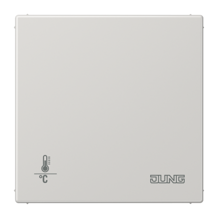 LS2178ORTSLG KNX-регулятор с шинным сопряжением без ручки для установки температуры; светло-серый