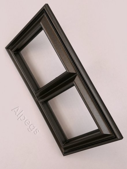 Рамка двойная Jung Eco Profi Deco, антрацит, EPD482AN