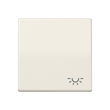 AS591L Клавиша для выключателя с символом свет; слоновая кость