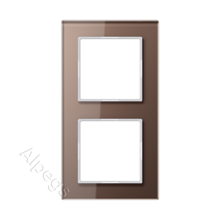 AC582GLMO A creation, Рамка 2поста, стекло мокко