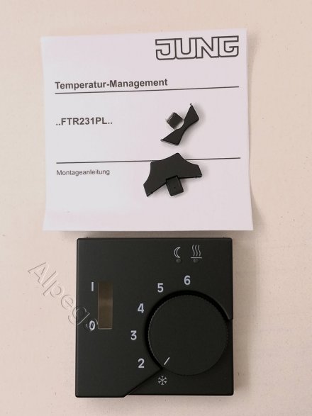 A500 Накладка для мех-зма терморегулятора пола с выкл. FTR 231 U, черный матовый AFTR231PLSWM. Артикул снят с производства. Замена артикул A1749BFSWM