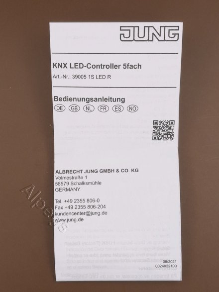 KNX LED-контроллер, 5 каналов, 39005 1S LED R